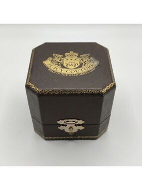 Juicy Couture Brown Jewelry Box with Gold Details
